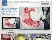 Tablet Screenshot of next-printing.com
